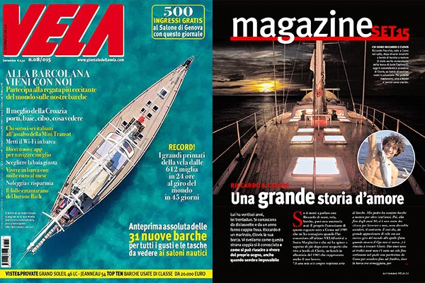 Cover e Articolo sul Giornale Della Vela